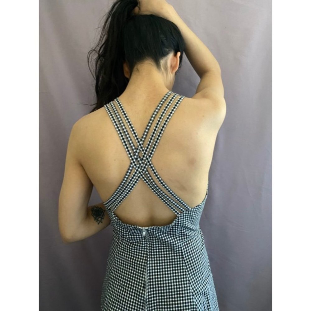Vintage Plaid pin up doll dress